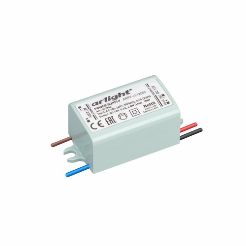 011750 Блок питания ARPV-LV12005 (12V, 0.4A, 5W) (Arlight, IP67 Пластик, 2 года)