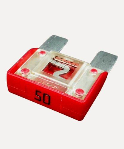 Изображение товара Предохранитель флажковый плоский стандартный MAXI 50A "TESLA" (1шт)