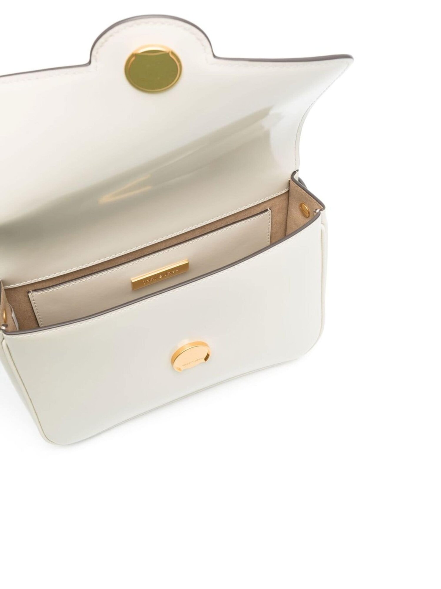Сумка Tory Burch Robinson Spazzolato, кремовый