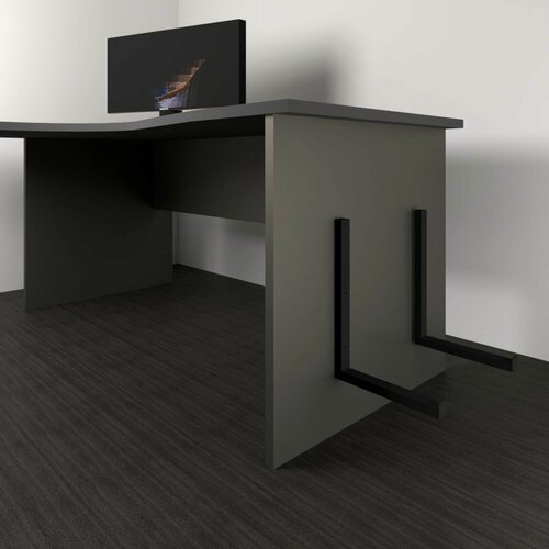 Изображение товара Кронштейн для системного блока Г-образный 190(посадочный размер) высота кронштейнов 360мм. черный