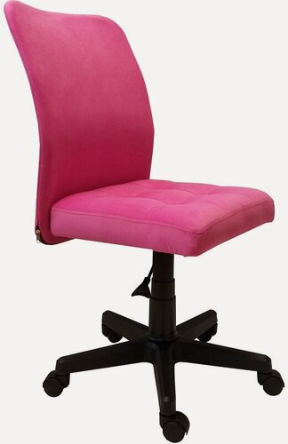 Изображение товара Детское компьютерное кресло StylChairs Оскар, обивка велюр, цвет розовый