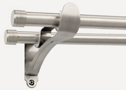 Изображение товара Карниз для штор двухрядный Сатин Стандарт (16Г/16Г) 1,6 метра