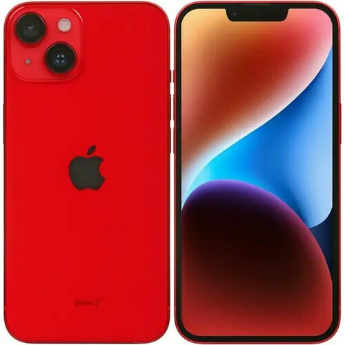 Смартфон Apple iPhone 14 256Gb Красный Product Red Dual nano SIM eSIM 66869₽