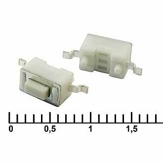 Кнопка тактовая IT-1101NE-S (6x3x4.3) (RUICHI) / Комплект из 10 шт.