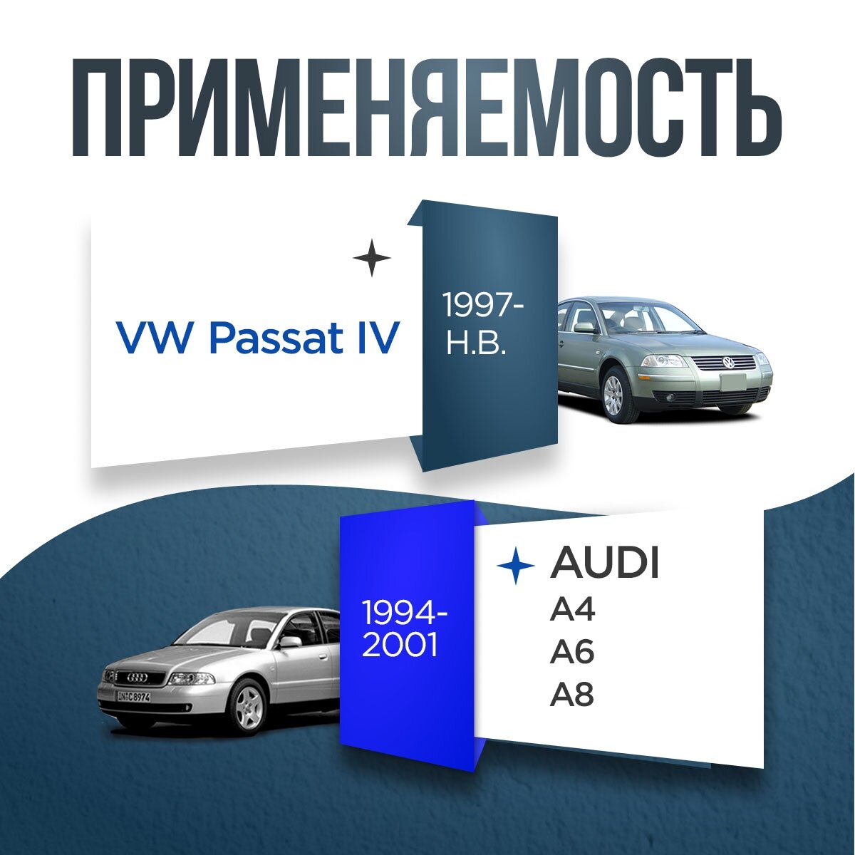 Рычаг передней подвески нижний левый AUDI A4 B5, A6 C5, A8 D2 VOLKSWAGEN Passat B5 SKODA Superb 1 — фото 1