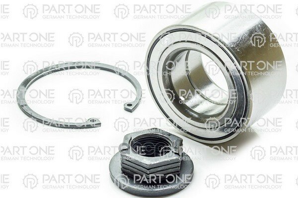 Подшипник ступичный front, FORD FIESTA 01>, FOCUS 98-04, FUSION 02>, 39x72x37, w/o ABS PART-ONE арт. 1BK173