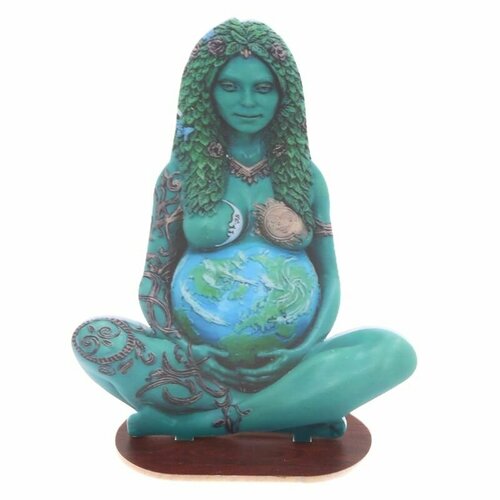 Украшение напольное интерьерное, Акриловая скульптура Земли-матери - модель 2