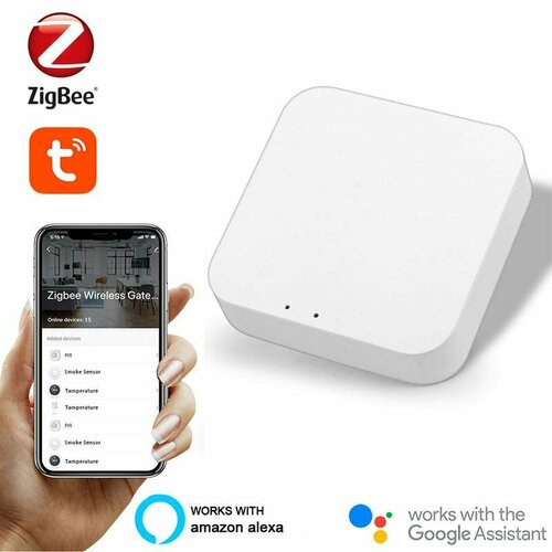 Беспроводной шлюз для умного дома Tuya ZigBee 30 2265₽