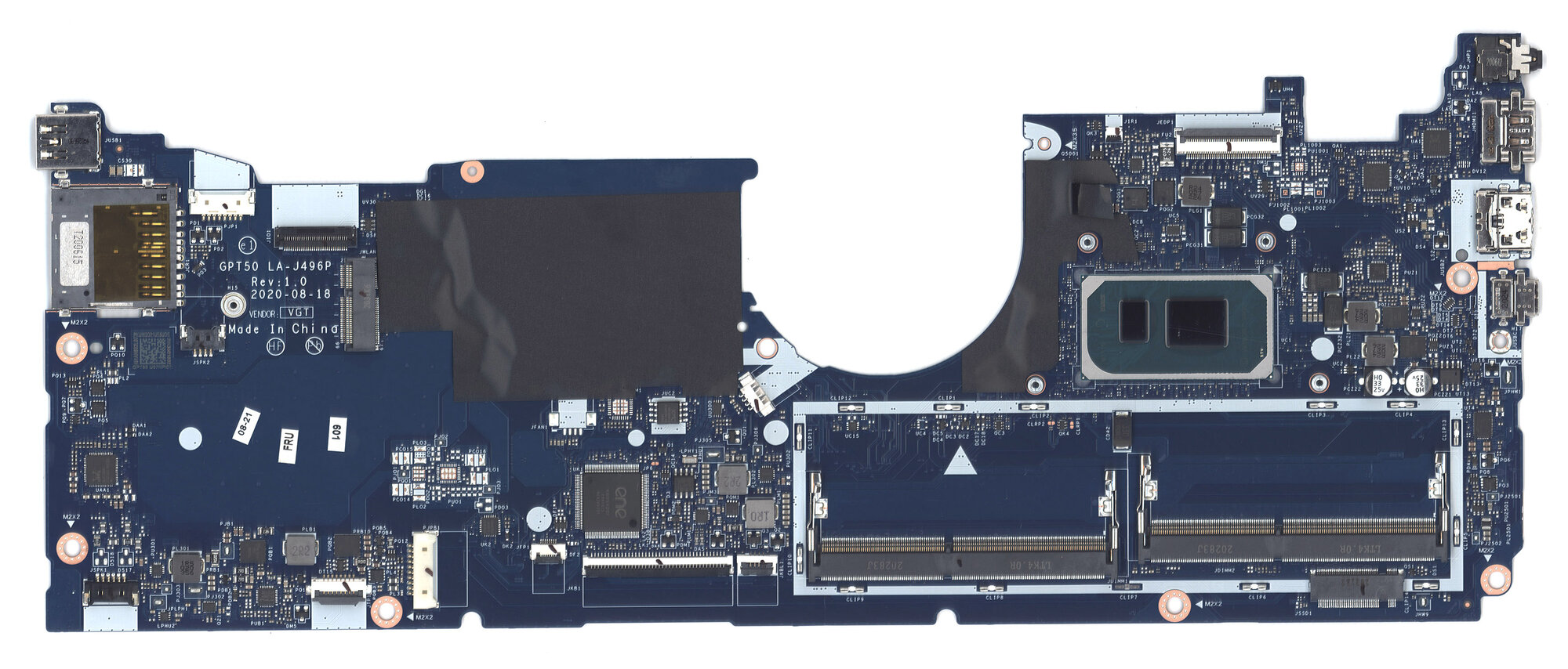 Материнская плата LA-J496P GPT50 HP X360 15-ED 15T-ED I7-1165G7