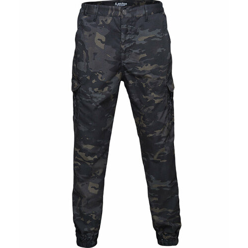 Брюки джоггеры тактические черный MultiCam, XXL