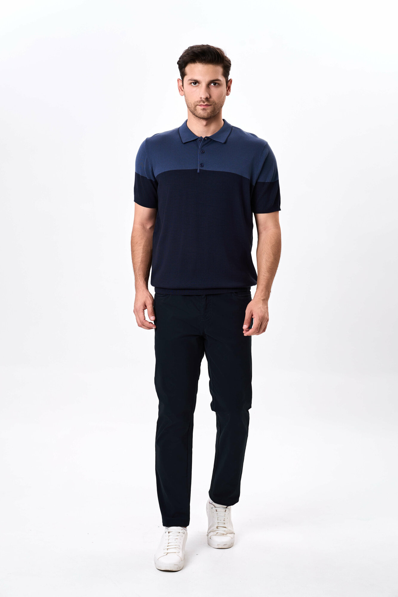 Брюки спортивные TERRA PRO, размер 34, navy