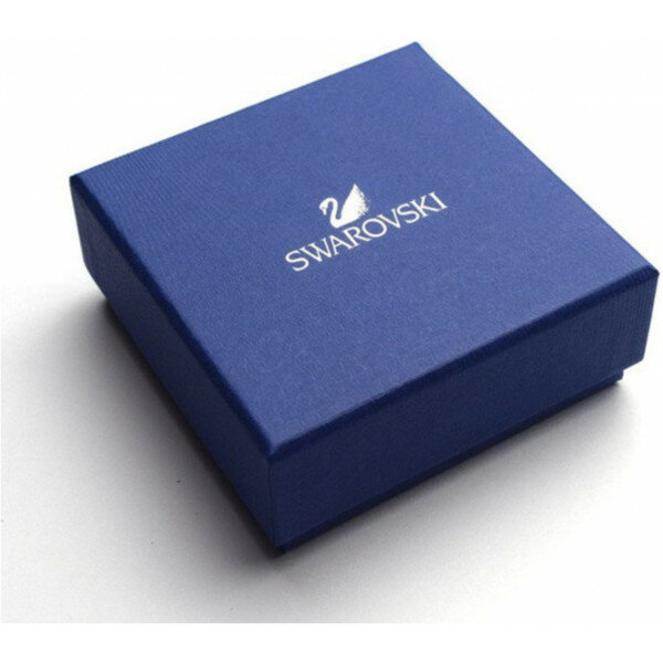 Кольцо помолвочное SWAROVSKI, размер 18.5, серебряный — фото 1