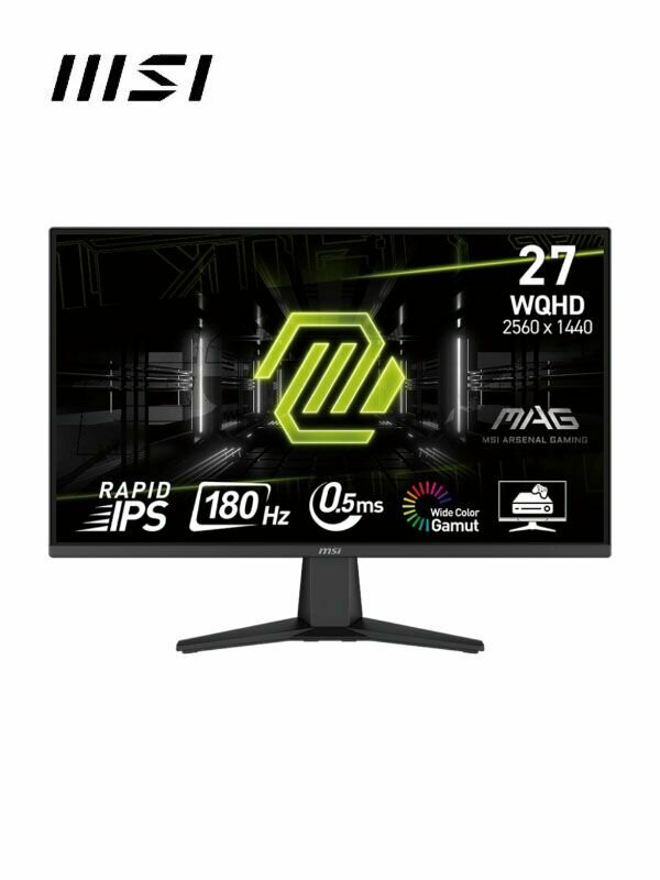 MSI 27" Монитор MAG 275QF, черный матовый