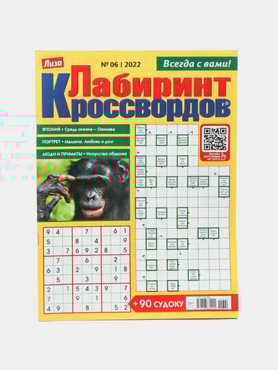 Лиза лабиринт кроссвордов и судоку на русском языке №6