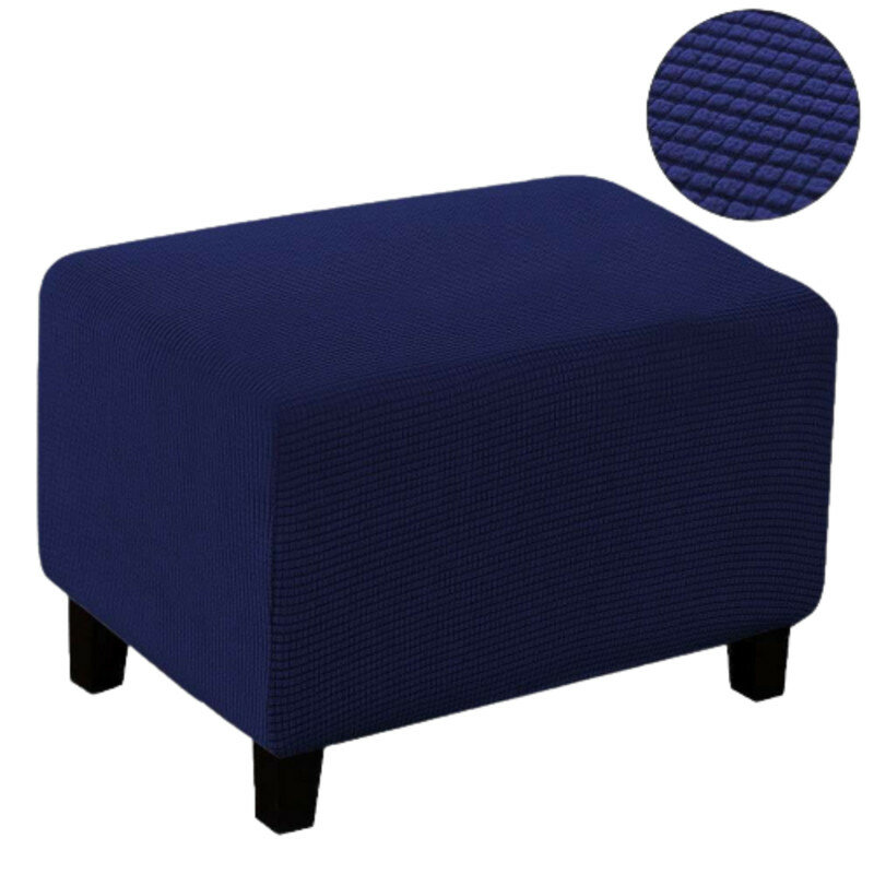 Обновите свой пуф с нашим растягивающимся и мягким чехлом на резинке доступным в разных цветах темно-синий-S.