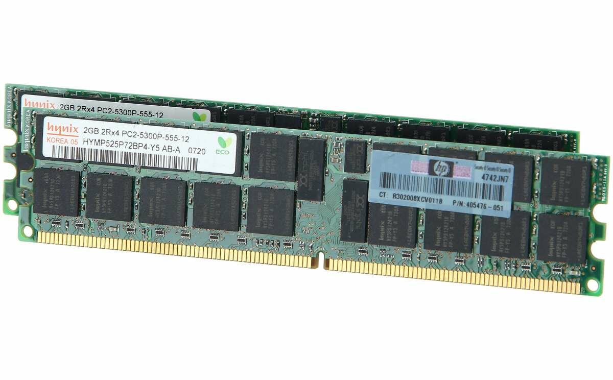 Оперативная память HP ECC PC2-5300 DDR2 2 GB [405476-551]