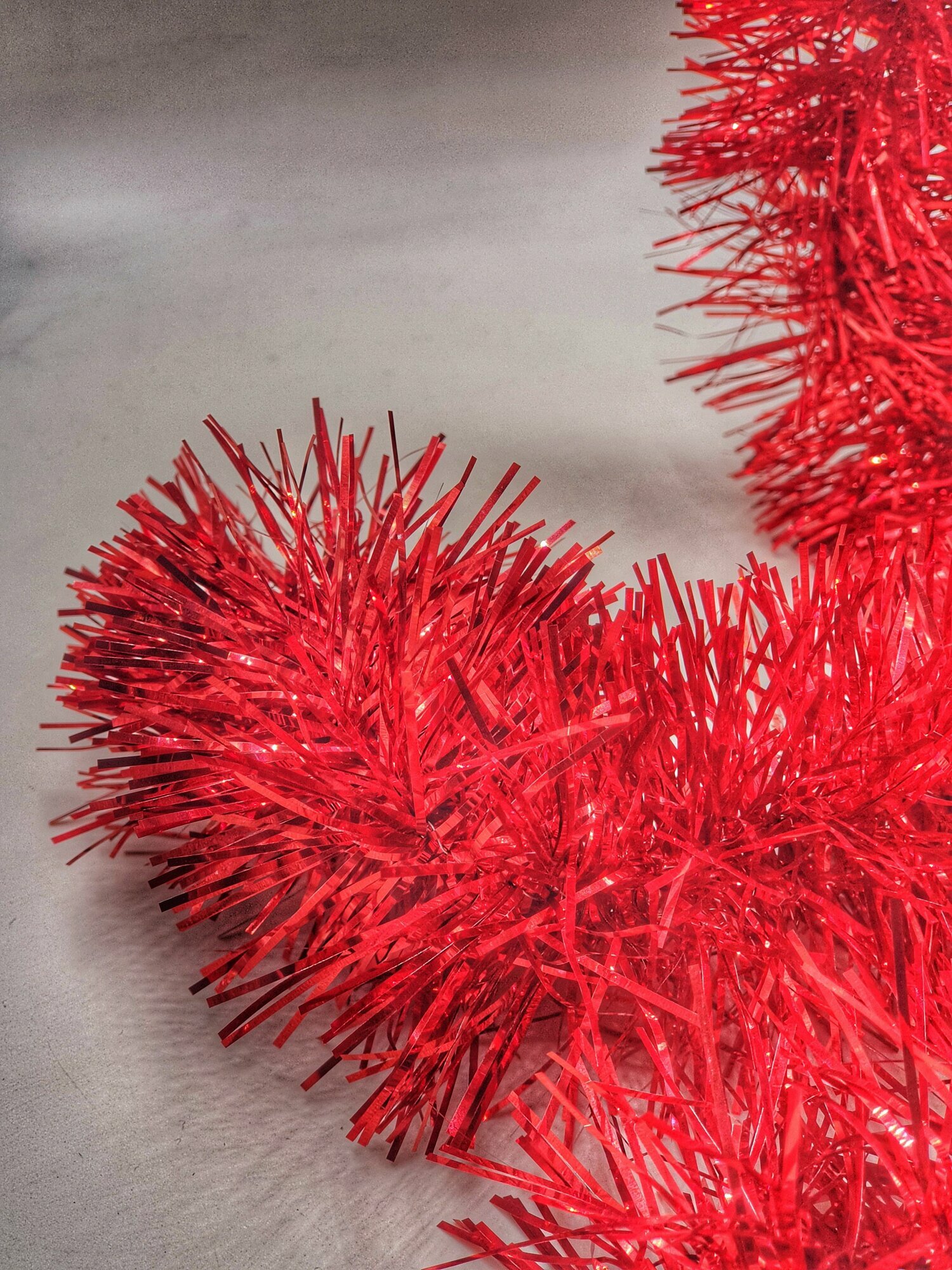 Набор Мишура цвет  Красный 6 ти слойная d70мм длина 2м M6 70 2  3шт 