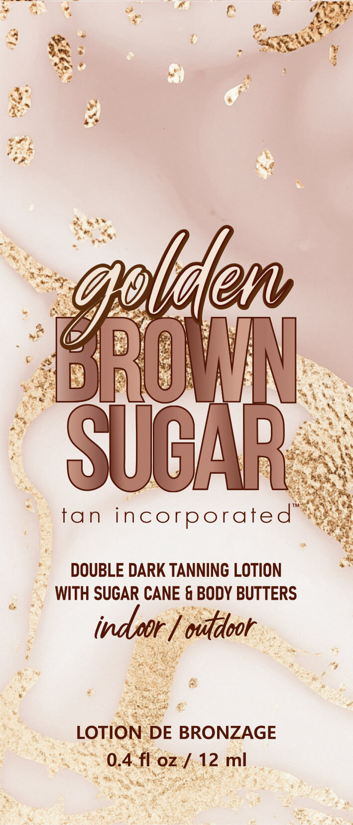 Golden Brown Sugar - лосьон-активатор для тела и ног с мгновенным эффектом загара. 12 мл