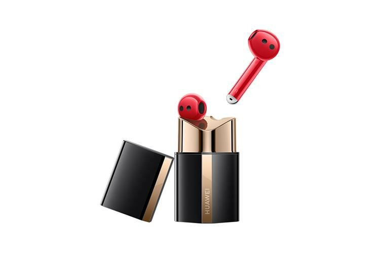 Беспроводные наушники Huawei FreeBuds Lipstick, чёрный/красный