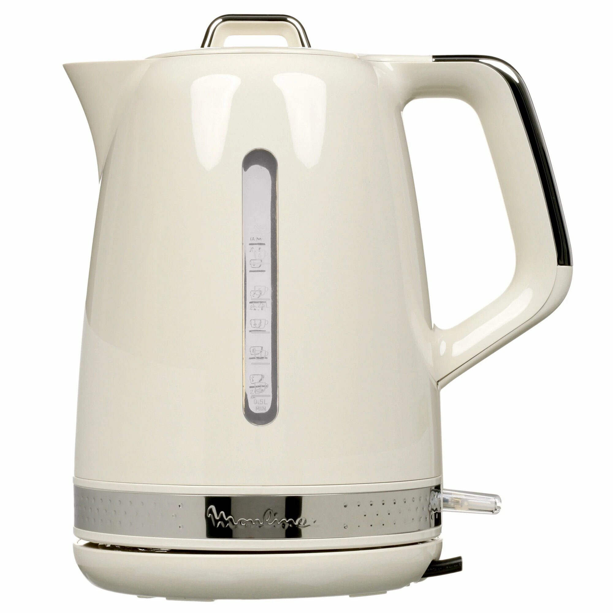 Электрочайник "Soleil" от бренда Moulinex, модель BY320A30, цвет бежевый