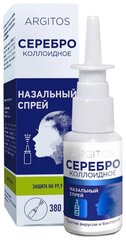 Argitos Коллоидное серебро спрей д/мест. прим. фл., 30 мл, 40 г, нейтральный