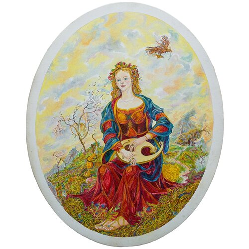 фото Картина маслом "мелодия" горлов русская живопись