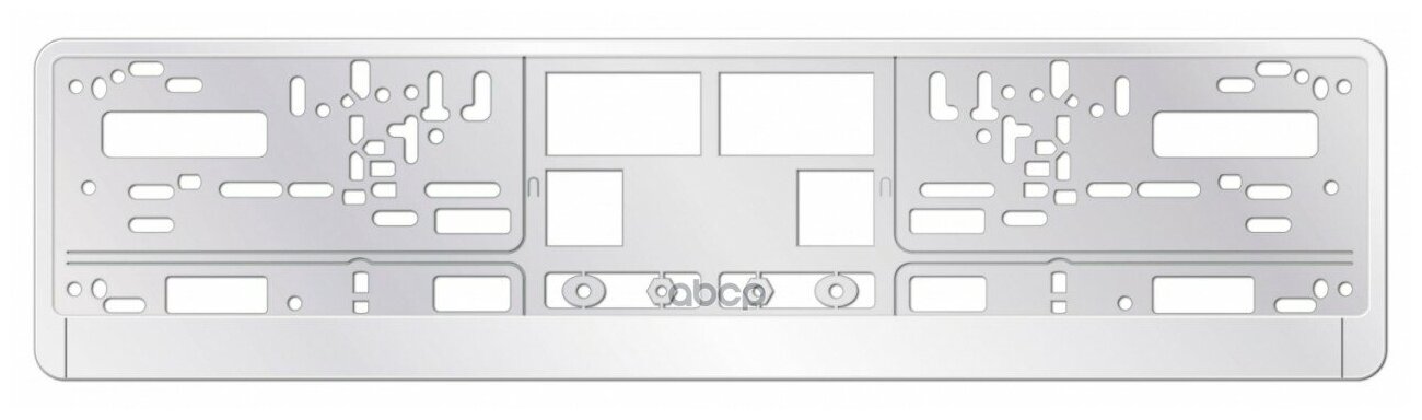 A78563s_рамка Под Номерной Знак! Белая AVS арт. A78563S