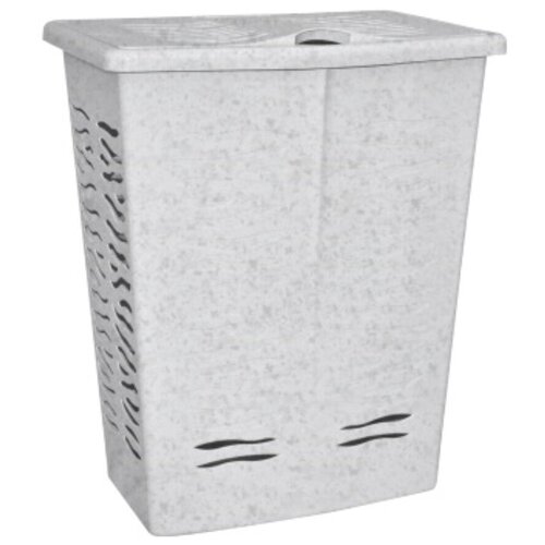 Корзина для белья Aqua 42 л мрамор 1/12 ПлР - 1 ед. товара