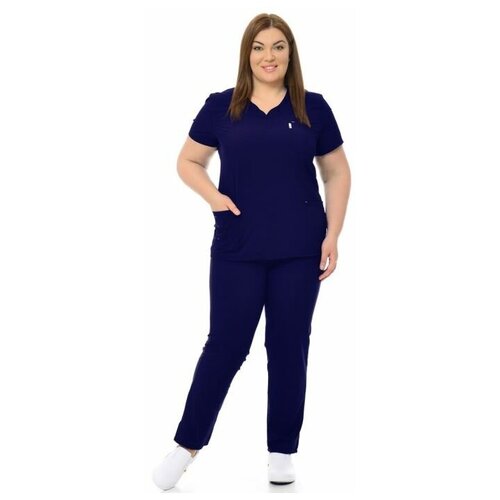 фото Костюм медицинский женский "магнолия-3" 102.2.41 (48/синий/ниагара) medicalwear
