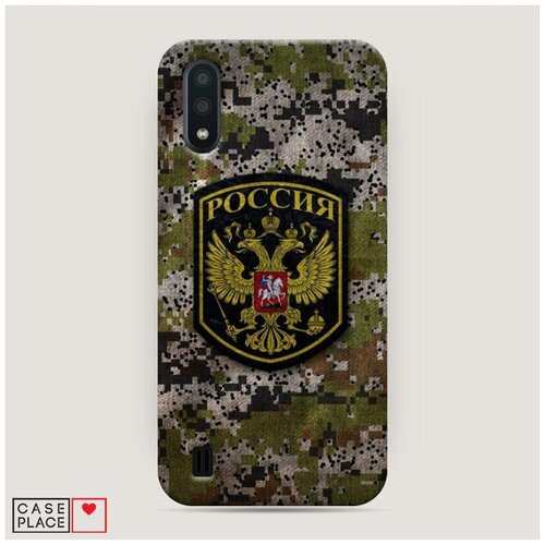 фото Чехол пластиковый samsung galaxy a01 камуфляж 5 case place