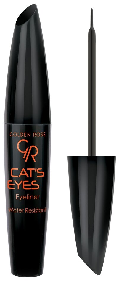 Golden Rose Подводка для глаз Cat’s Eyes, оттенок черный