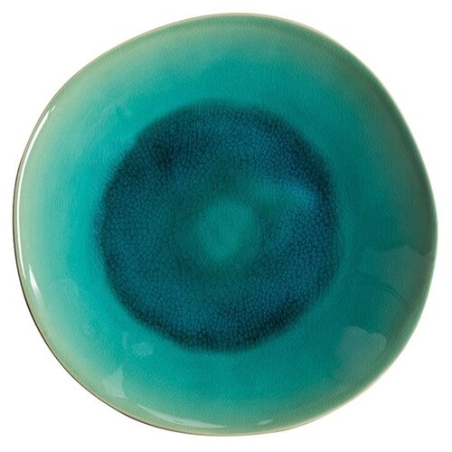 фото Тарелка глубокая riviera 25,5 см материал керамика, цвет лазурный, costa nova, lsp252-01616f