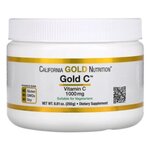California Gold Nutrition, Gold C Powder, витамин C, 1000 мг, 250 г. (США, 100% оригинал) - изображение