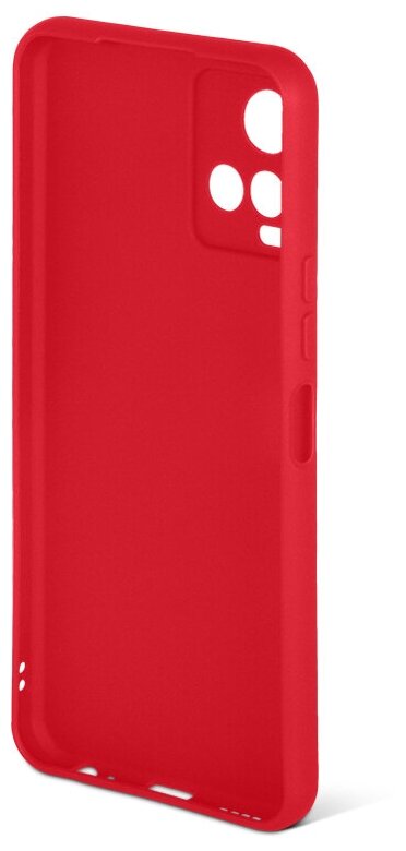 Чехол DF для Vivo Y21 / Y33s Silicone Black vCase-06 - фото №3