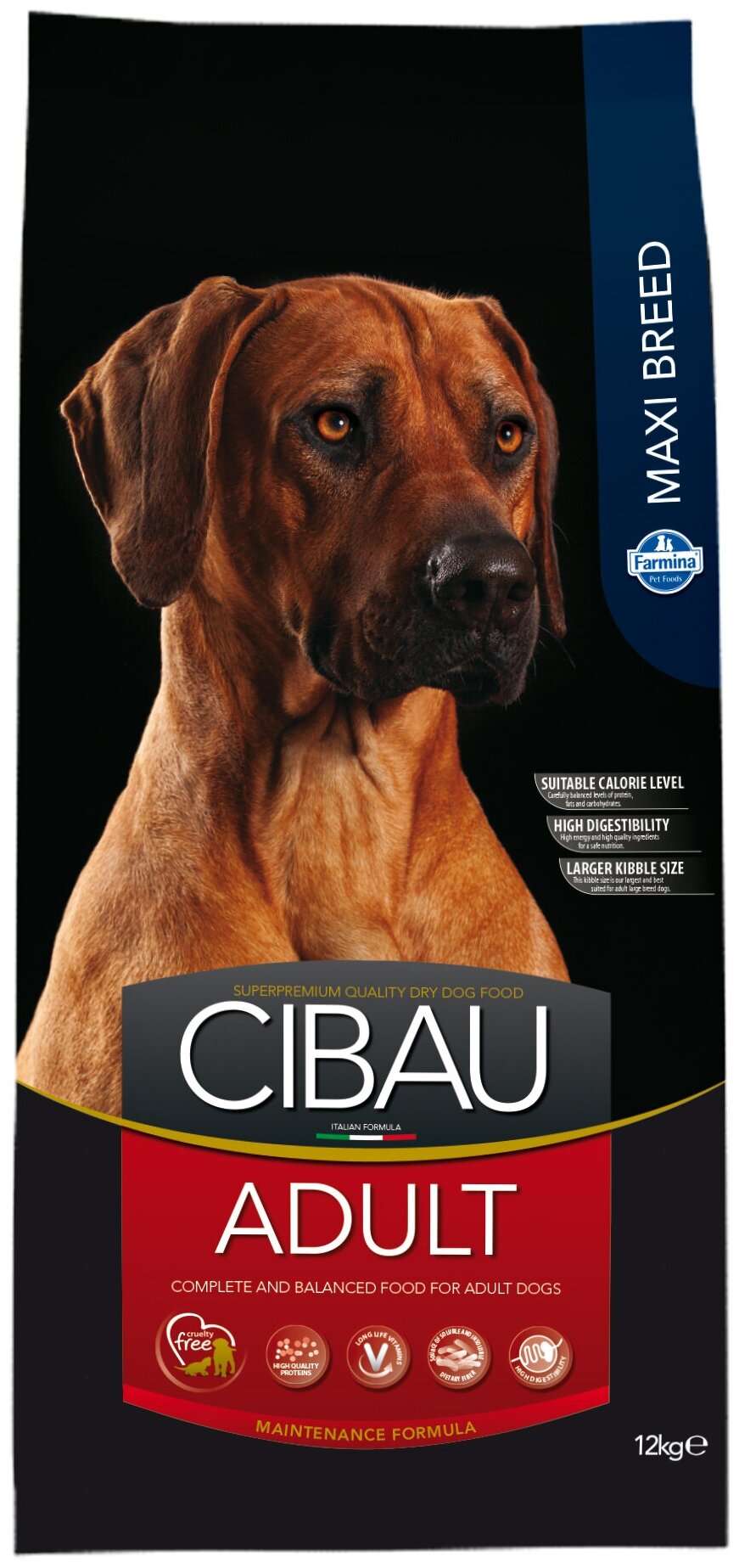Корм Farmina Cibau Adult Maxi для взрослых собак крупных пород, 12 кг