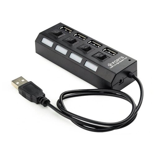 Хаб USB Activ HUB01 4xUSB Black 127307 81100₽