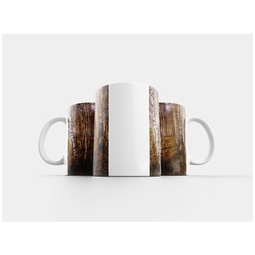 фото Кружка "береза, лес, путь" 320 мл lotsprints