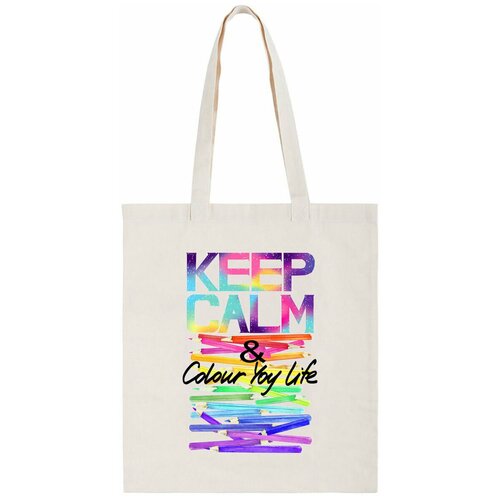 фото Сумка-шоппер coolpodarok "keep calm and colour you life. карандаши"