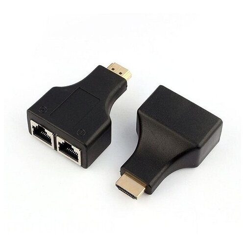 Удлинитель HDMI по витой паре HDMI Extender by cat - 5e/6 cable orient ve062 vga extender удлинитель до 60 м по витой паре full hd 1080p 1920x1080 не требуется внешнее питание 30362