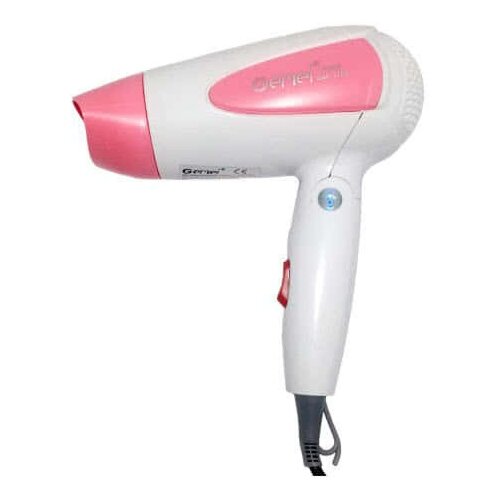 Фен Дорожный Gemei Gm-1756 1200 Вт Складываемая Ручка бело-розовый 99000₽