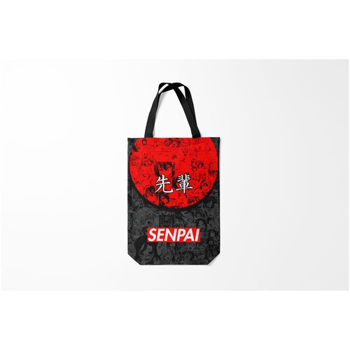 фото Сумка-шоппер / 31х42 см / аниме / senpai japan 07 burnettie