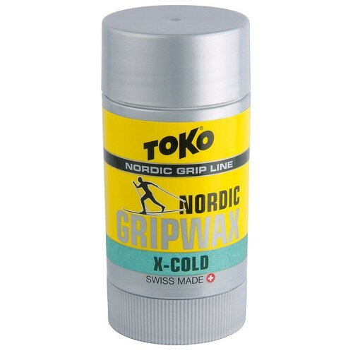 Мазь держания TOKO Nordic Grip Wax X-Cold (-12°С -30°С) 25 г. мазь держания жидкая toko grip line желтая 10 2 70м