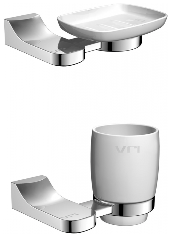 Комплект VRI Bauta Мыльница + стакан для зубных щеток