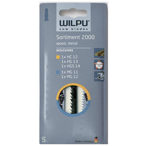 Пилка для лобзика WILPU SORT 2000 5шт. Набор 02860 00005 пилка для лобзика wilpu sort 2000 5шт набор 02860 00005