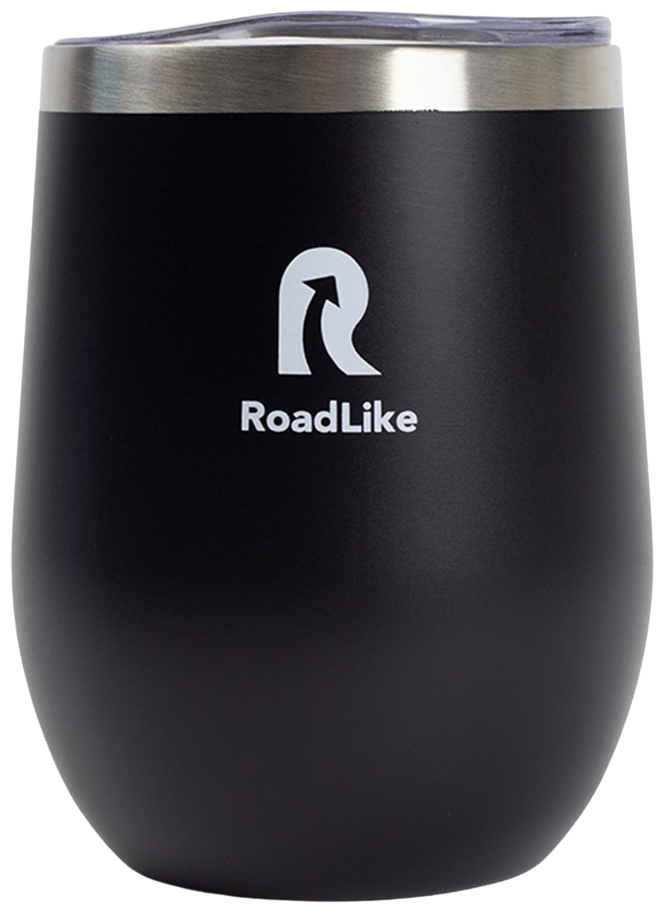 Термокружка Roadlike Mug, 0.35 л, черный - фотография № 5