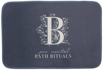 D'casa Коврик для ванной Bath Rituals серый