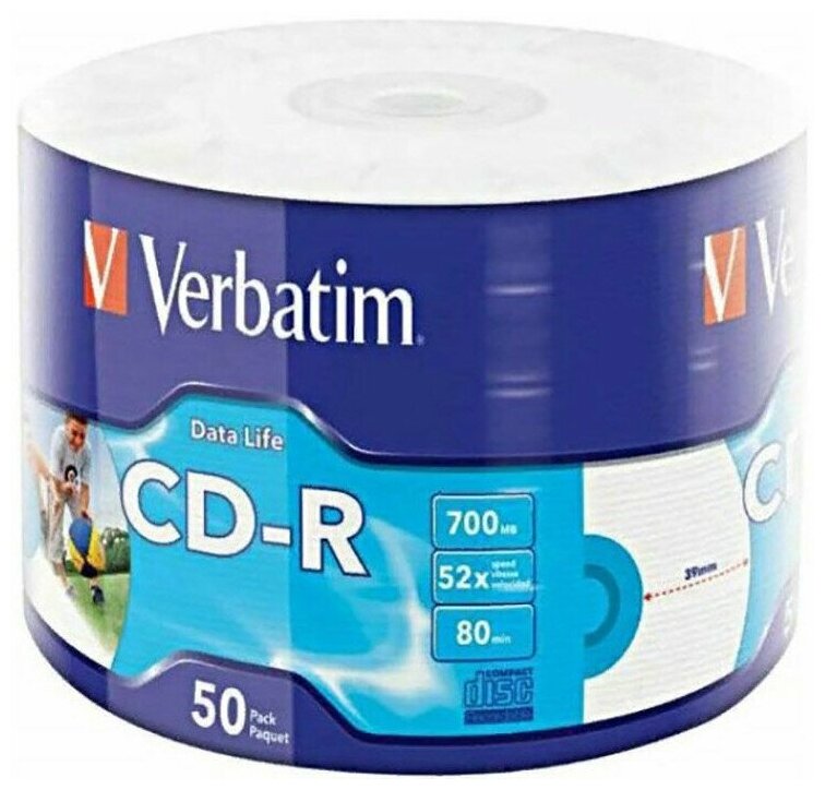 Диск CD-R Verbatim Printable 43794