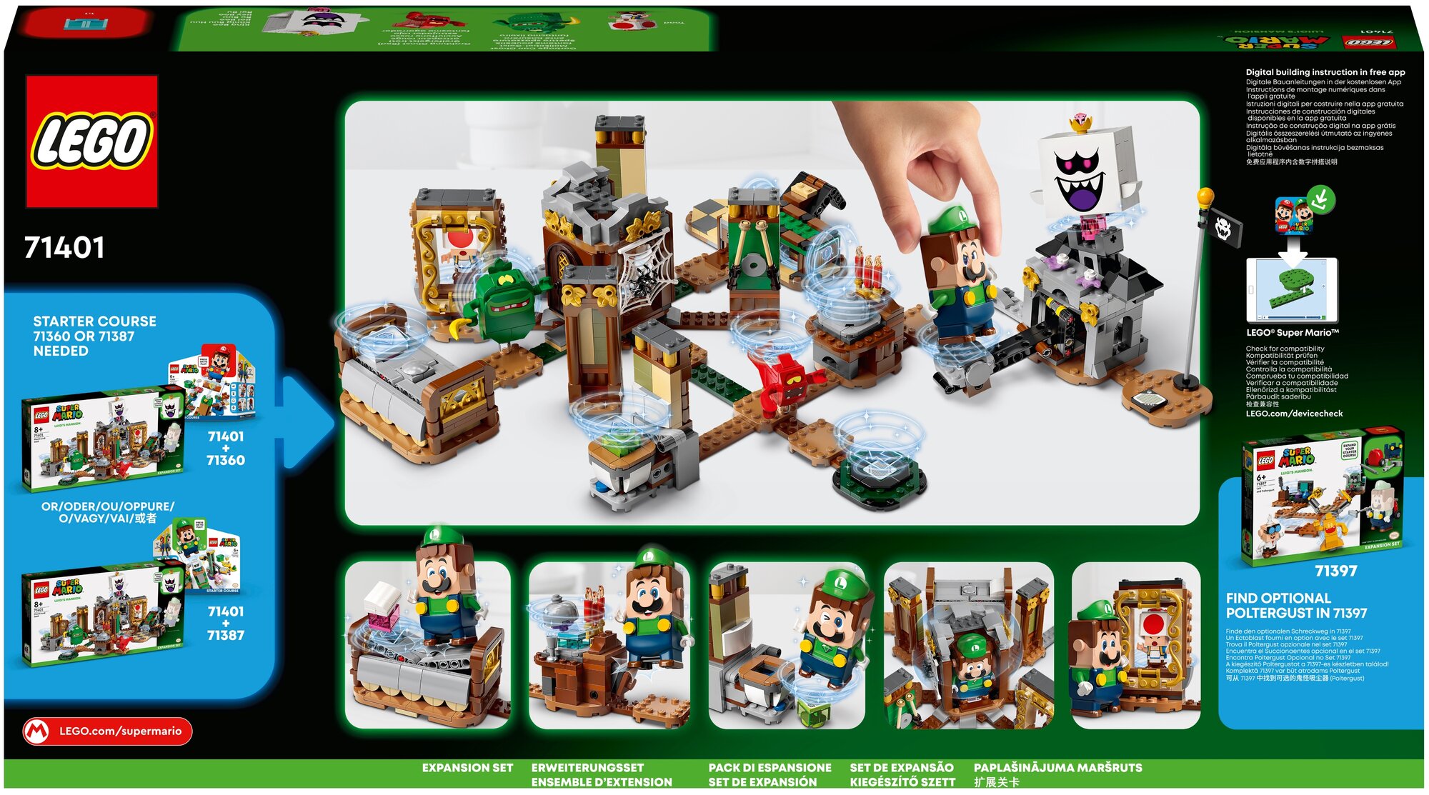 Конструктор Lego Super Mario Дополнительный набор Luigi’s Mansion: призрачные прятки, - фото №2