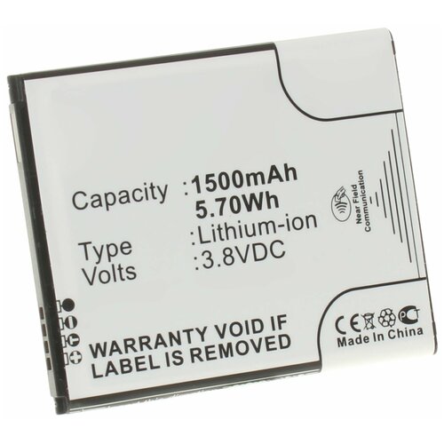 Аккумулятор iBatt iB-U1-M2743 1500mAh для Samsung Galaxy S3 mini, GT-I8190, Galaxy S III Mini, Galaxy S 3 Mini, GT-I8200,