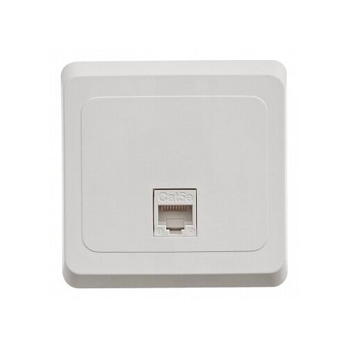 Розетка компьютерная 1xRJ45 Cat.5 этюд, белый KOMC-001B Schneider Electric